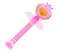 WHAMVOX Bâton de Fée Lumineux de Cœur Mini Lumineux pour Garçon et Filles 12 Musiques Intégrées Accessoire Photo pour Fêtes et Séances Photo Livré en Paquet sans Piles