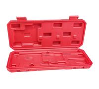 WHAMVOX Boîte à Jauge à Vernier Rouge 0-150 MM en Plastique Rigide Étui de Rangement Robuste pour Pied à Coulisse Boîte de Mesure Portable et Protection Anti-Chocs pour Usage