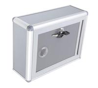 WHAMVOX Boîte à Suggestions Métallique Verrouillable Moyenne pour Bureau et Usine Conteneur de Stockage de Lettres Sécurisé Boîte de Réception pour Plaintes et Propositions Usage
