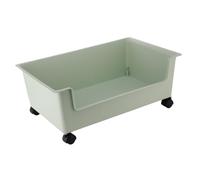 WHAMVOX Boîte de Rangement à roulettes pour Meuble Bibliothèque Mobile sous Bureau Bac de Stockage Polyvalent pour Chambre et Bureau Organiseur Pratique et Spacieux