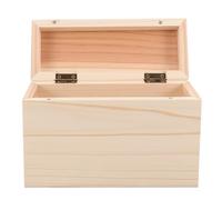 WHAMVOX Boîte de Rangement Bois avec Couvercle Magnétique Portable et Légère pour Tickets Recettes et Souvenirs Boîte de Conservation pour Bureau et Cuisine