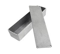 WHAMVOX Boîtier Effet Guitare Aluminium Moulé sous Pression Étui Pédale Montage Facile Lisses Résistant à L'Usure 254X71X52,5Mm Remplacement pour Pédale Cassée ou Usée