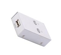 WHAMVOX Boîtier Switch USB Automatique pour Partage Imprimante et Scanner Répartiteur Filaire Ports sans Câble Commutateur Périphérique Bureau