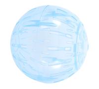 WHAMVOX Boule D’Exercice pour Hamster Nain 10 Cm en Plastique Bleu Compact Léger pour Cage Et Petits Espaces Jouet Interactif pour Petits Rongeurs