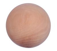 WHAMVOX Boule en Bois Non Percée Ronde 8 Cm, Surface Lisse Sans Ébarbures, Accessoire Artisanat du Bois Naturel pour Projets DIY et Décoration
