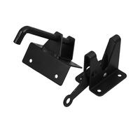 WHAMVOX Boulon Verrouillage Porte Robuste Loquet Auto-bloquant Extérieur Kit Serrure Charnière pour Portail Jardin Fermeture Automatique et Sécurisée