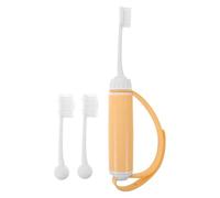 WHAMVOX Brosse à Dents Souple pour Seniors avec Large Manche Antidérapant et Tête Remplaçable Aide Hygiène Bucco-dentaire pour Adultes à Mobilité Réduite ou Tremblements Liés