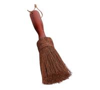 WHAMVOX Brosse de Nettoyage en Fibre Végétale avec Manche en Bois Ergonomique, Brosse à Vaisselle Multifonction pour Ustensiles Cuisine, pour Lavage des Casseroles et Fruits, Usage