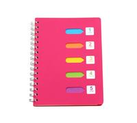 WHAMVOX Cahier à Spirale et Journal Intime pour Étudiants Papier Épais et Plat, Écriture Fluide, Planificateur Hebdomadaire et Carnet de Voyage A5 pour Prise de Notes