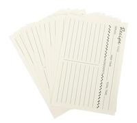 WHAMVOX Cartes de Recettes Lot de 10 Espace Suffisant pour Instructions en Papier Kraft Lisse pour Usage Quotidien Cuisine
