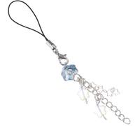 WHAMVOX Charme de Téléphone Bleu en Émail Coloré Léger Breloque pour Dragonne, pour Usage Extérieur et Porte-monnaie Pratique