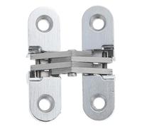 WHAMVOX Charnière Invisible Métallique 180 Degrés Réglable pour Porte d'Armoire, Installation Facile pour Portes Pliantes et Moustiquaires