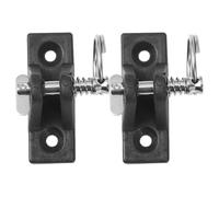 WHAMVOX Charnières de Pont en Acier Inoxydable 2 Pcs, Charnières Bimini Robustes Installation Rapide pour Bateau, Accessoires Marins Solide, Matériel de Remplacement pour Quincaillerie