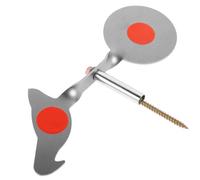 WHAMVOX Cible Extérieure Grosse Taille en Acier Inoxydable Design à Réinitialisation Automatique pour Jeu de Tir sur Arbre, Cible Rotative pour Entraînement d'oiseaux