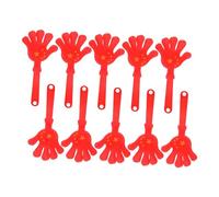 WHAMVOX Claquettes Clap Hands 28 Cm Plastique Stamp Clapper Bruiteurs De Football Applaudissements Accessoires Pour Événements Sportifs Fêtes Lot De 10