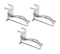 WHAMVOX Clips de Remplacement Universels en Fer Argenté pour Tiroir-caisse, Lot de 3 Pièces, Accessoires Portables pour Magasins et Entreprises
