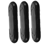 WHAMVOX Coffret Daccessoires 3 Pièces Boîte De Rangement Fentes Rembourrées pour Pointe Souple Acier Léger Et Portable Noir