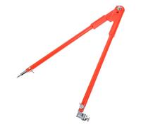 WHAMVOX Compas de Dessin Professionnel en Plastique pour Travail du Bois Orange Règle de Menuisier Précision et Dessin de Cercles en Menuiserie