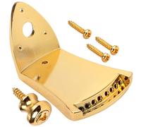 WHAMVOX Cordier Pièce Métallique Solide Triangulaire en Alliage de Zinc à Table Bombée pour Amélioration Sonore et Changement Rapide des Cordes, Accessoire pour Mandoline 8 Cordes