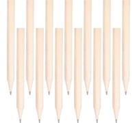 WHAMVOX Crayons Courts Bois 50 Pièces Hb Forme Ronde Confortable à Tenir pour Tout-petits Activités Scolaires et Créatives