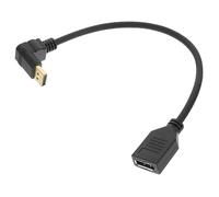 WHAMVOX Displayport Extension Cable Male To Female Upward Angled Adapter HD Monitor Connector Ergonomic Design