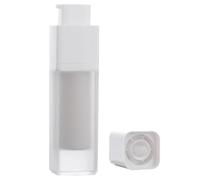 WHAMVOX Flacon Pompe à Lotion Rechargeable 30ml en As et Pp, Facile à Remplir, Bouteille sous Vide pour Voyage et Trousse de Toilette