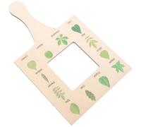 WHAMVOX Guide d'Identification Nature en Bois Naturel Grand Modèle 05 CM d'Épaisseur Outil d'Exploration pour Garçon et Filles Éducatif pour Jardin et Activités en Plein Air