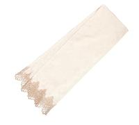 WHAMVOX Housse de Piano Droit en Tissu Doux Beige 28x180 Cm Couverture Anti-poussière pour Clavier de Piano Numérique et Clavier Électronique Accessoire de Protection Polyvalent