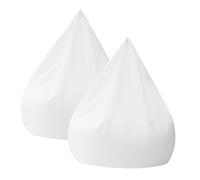 WHAMVOX Housse Intérieure pour Pouf Paresseux sans Rembourrage, Lot de 2 Doublures en Tissu Mesh Respirant, Taille Moyenne 80x90 Cm, Lavable et Facile à Entretenir, Adaptée Salon