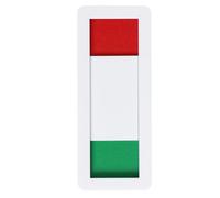 WHAMVOX Indicateur de confidentialité panneau autocollant 3.94x1.57in acrylique pour salles de réunion et bureaux avec signal ouvert fermé