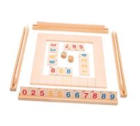 WHAMVOX Jeu de Société Bois Shut The Box Jeu de Hasard Interactif pour Adultes et Famille Résistante et Facile à Utiliser pour Soirées et Réunions