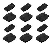 WHAMVOX Jeu d'Embouts en Plastique pour Lattes de Lit Double Supports de Lattes de Remplacement Noirs Lot de 30 Set de Pièces Accessoires pour Sommier Fixation Solide et Polyvalente