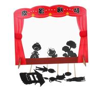 WHAMVOX Jeu Familial pour Garçon Fille Kit DIY Marionnettes à Ombres Chinoises Sensorielles Théâtre de Marionnettes Éducatif pour Apprentissage Préscolaire Jeu Éveil et Créativité avec
