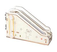 WHAMVOX Kit d'ascenseur Miniature Électrique en Bois pour Expériences Scientifiques Stem Maquette Éducative sans Batterie Matériel Pédagogique pour Projets de Génie Civil et