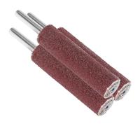 WHAMVOX Kit de Ponçage 3 Pièces Tambours Cylindriques à Manche 6mm en Papier Abrasif pour Métal et Plastique, pour Projets de Bricolage et Travail Bois