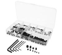WHAMVOX Kit Visserie 300pcs en Acier Inoxydable M3/4/5/6/8 avec Clés Allen, Installation Facile et Ajustement Précis pour Supports de Serviettes et Robinetterie, Projets DIY et