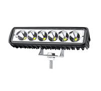 WHAMVOX Lampe de Travail LED 18w 6 Pouces 12v-24v, 6 LED en Ligne, Étanche Ip67, Lumière Puissante pour Voiture, Camion, Suv et Usage Extérieur