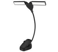 WHAMVOX Lampe LED à Clip Rechargeable pour Partitions Musique Éclairage Doux et Compact Outil Pratique et Multifonctionnel pour Maison Noir
