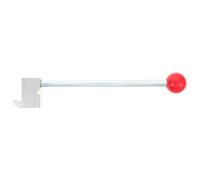 WHAMVOX Levier de Verrouillage Rapide pour Machine à Bordure de Pierre, | Pièce de Remplacement pour Marbre, Dimensions 29,00x5,00x1,50cm, Argenté, Force Uniforme et Précision
