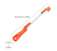 WHAMVOX Lime Ronde à Chaîne pour Tronçonneuse Poignée en Plastique Orange Kit D’Affûtage Multifonction pour Bois Métal et Matériaux Durs Outil Manuel Professionnel pour Entretien et