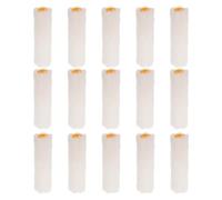 WHAMVOX Lot de 15 Mini Rouleaux à Peinture 10 CM en Coton Haute Densité Kit de Rouleaux D’Angle pour Murs et Meubles Manchons Remplaçables pour Travaux Précis et Retouches
