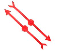WHAMVOX Lot de 2 Flèches Tournantes en Plastique Rouge, Accessoires de Jeu Éducatifs pour Classe, Matériel Pédagogique Interactif pour Jeux D’Anglais et Tirages au Sort Scolaires