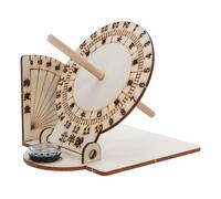 WHAMVOX Lot de 2 Modèles de Cadrans Solaires Équatoriaux en Bois Jouets Éducatifs Scientifiques Soi-Même Outils Pédagogiques D’Observation Solaire pour Garçon et Filles Décoration