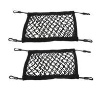 WHAMVOX Lot De 2 Organiseurs en Maille Nylon Polyvalents Conçus pour l'eau Extensibles Grands Sacs Multifonctionnels Filet De Kayak Rangement Multi-Usages Portable pour
