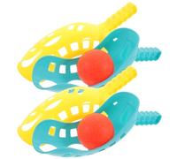 WHAMVOX Lot de 2 Sets de Jeux de Lancer de Balles pour Garçon et Filles Interactif de Capture à Deux Joueurs Balles Légères et Sûres pour Activités de Plein Air Couleur Aléatoire