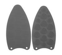 WHAMVOX Lot de 2 Tapis de Repassage Épais en Silicone Gris Résistants la Chaleur, Coussinets Isolants Thermiques Antidérapants pour Fer à Repasser et Défroisseur - Protection Maison