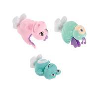 WHAMVOX Lot De 3 Jouets à Remonter Animaux pour Garçon Et Filles, Plastique Léger Et Sécurisé, Couleurs Aléatoires, pour Divertissement Intérieur Et Extérieur, Présents Anniversaire Garçon Et Filles