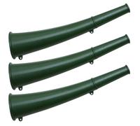 WHAMVOX Lot de 3 Klaxons de Signalisation Tactiques Couleur Vert Militaire, Cornes D'entraînement Compactes en Métal et Plastique, Klaxons d'urgence Légers pour Camping, Randonnée