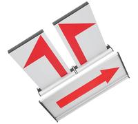 WHAMVOX Lot de 3 Panneaux D’Arbitrage en Alliage D’Aluminium pour Basketball Tableau de Conversion de Service Flèche Directionnelle Accessoire de Compétition pour Arbitres et Tables