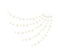 WHAMVOX Lot De 5 Décorations d'anniversaire en Tissu pour Bébé Et Enfant Motif Marguerite Motif Floral pour Enterrement De Vie De Jeune Fille